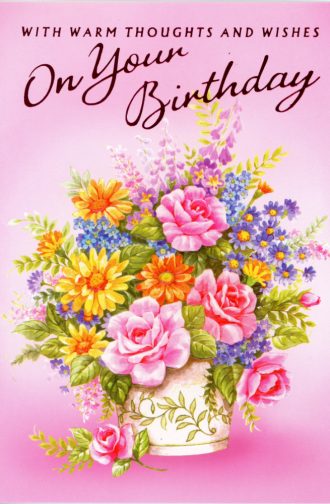 Birthday Cards 4291-55 (For Her)